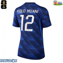 Frankrike Randal Kolo Muani #12 Hjemmedrakt Dame VM 2026 Kortermet